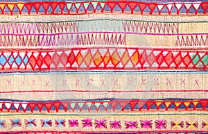 Native Thai style cloth pattern