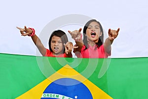 Native Young Brazilian Supporters