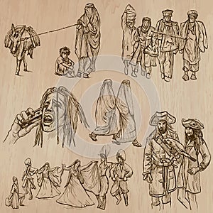 Natives - Hand drawn vectors photo