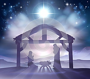 Nativity Christmas Scene photo