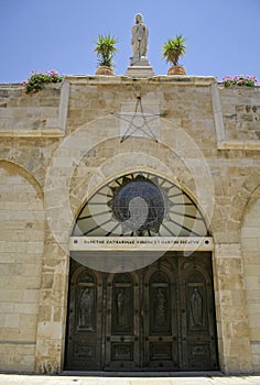 Nativity church door