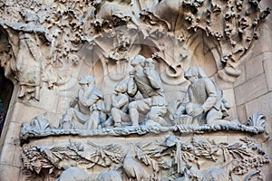 Nativity Facade of the Basilica and Expiatory Church of the Holy Family photo