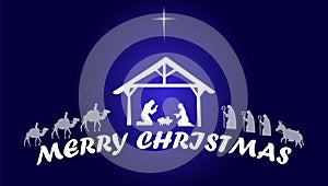 The Nativity of Jesus Christ. Merry Christmas