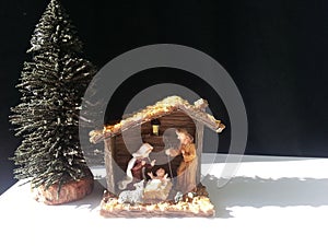 Nativity manger background