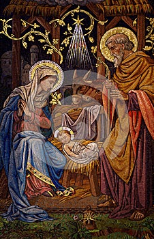 The nativity (mosaic)