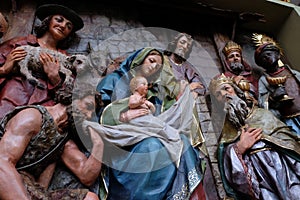 Nativity Scene, altarpiece in the church of Saint Matthew in Stitar, Croatia