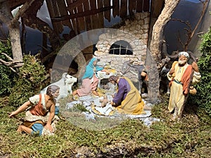 Nativity scene in the Christian tradition