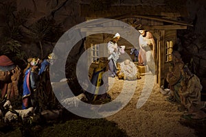 Nativity scene, Christmas, Birth of Jesus, Mary, Joseph, Christian
