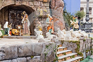 Nativity scene in Italy