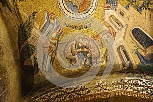 Nativity scene, mosaic