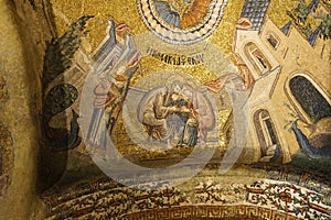 Nativity scene, mosaic