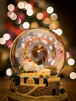 Nativity Scene Snow Globe