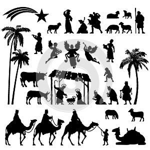 Nativity Silhouette set