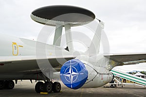 NATO airplane with special radar