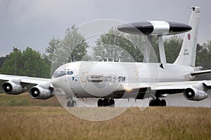 NATO Boeing E-3 Sentry AWACS radar plane