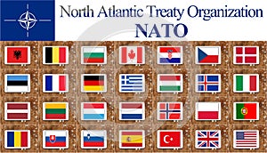 NATO countries flags