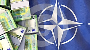 NATO and money (Euro notes)