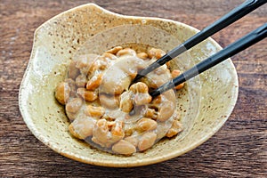 Natto, Japanese fermented soybeans