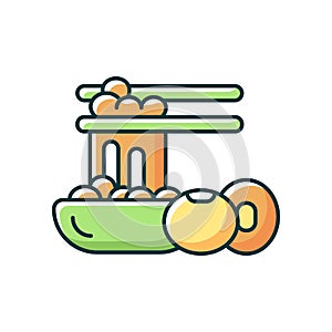 Natto RGB color icon