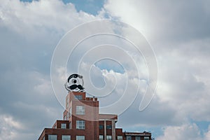 The Natty Boh Tower, in Canton, Baltimore, Maryland