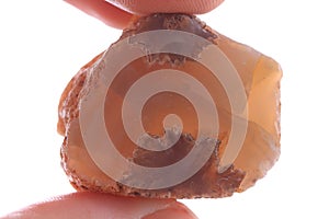 natural agate isolated