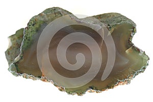 natural agate isolated