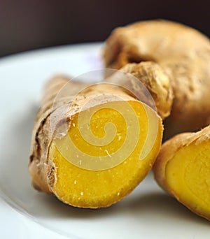 Natural antibiotic fresh ginger tuber