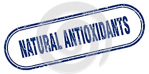 Natural antioxidants stamp