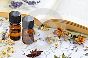 Natural apothecary with essential oils