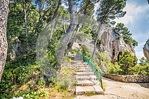 The natural arch Arco Naturale in Capri, Italy