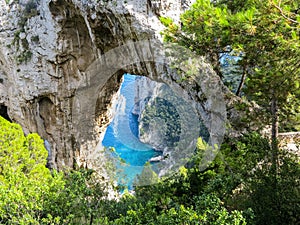 Natural Arch - Arco Naturale, Capri, Italy photo