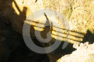 The natural arch and bridge of The Grotto geological formation photo