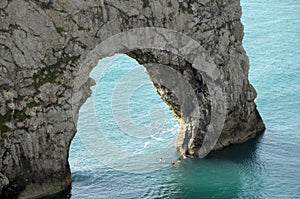 Natural arch at Durdle Door