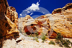 Natural Arch, Hickman Bridge, Capitol Reef National Park, Utah,