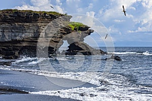 Natural arch - Island of Fernandina - Galapagos Islands