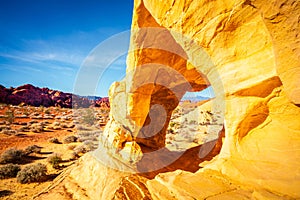 Natural Arch in Valley of Fire