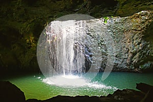Natural Arch Waterfall
