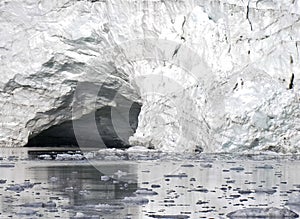 Natural artic cave