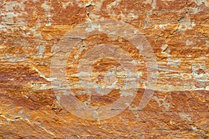 Natural backgound. Texture of slatestone with corrosion pattern