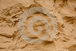 Sand wall texture in a sand pit