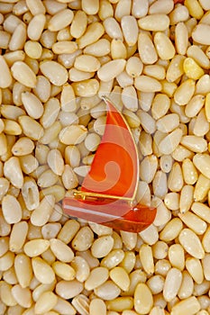 Natural baltic amber brooch