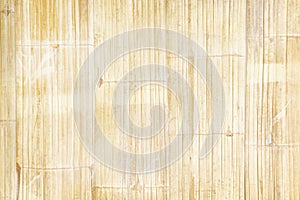 Natural bamboo wood wall texture with seamless vertical patterns on background