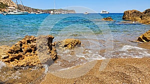 Natural beach Platja des Coll Baix, Alcudia, Mallorca