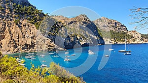 Natural beach Platja des Coll Baix, Alcudia, Mallorca