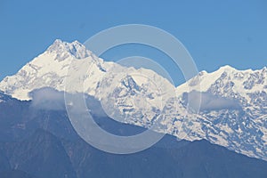 Natural beauty of Kanchenjunga, India