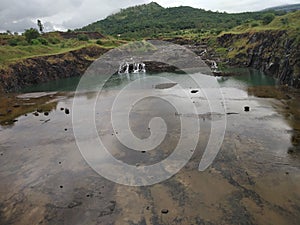Natural beauty water fall heaven