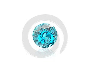 Natural Blue Zircon gemstone