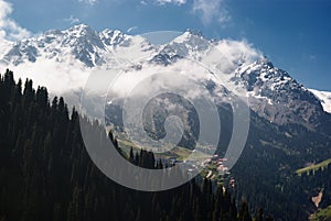 Natural boundary Chimbulak, Kazakhstan