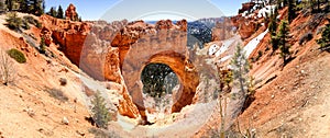 Natural Bridge, Bryce Canyon, Utah on sunshine