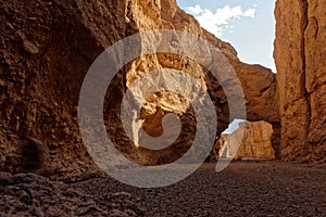 Natural Bridge Canyon in Death Valley National Park